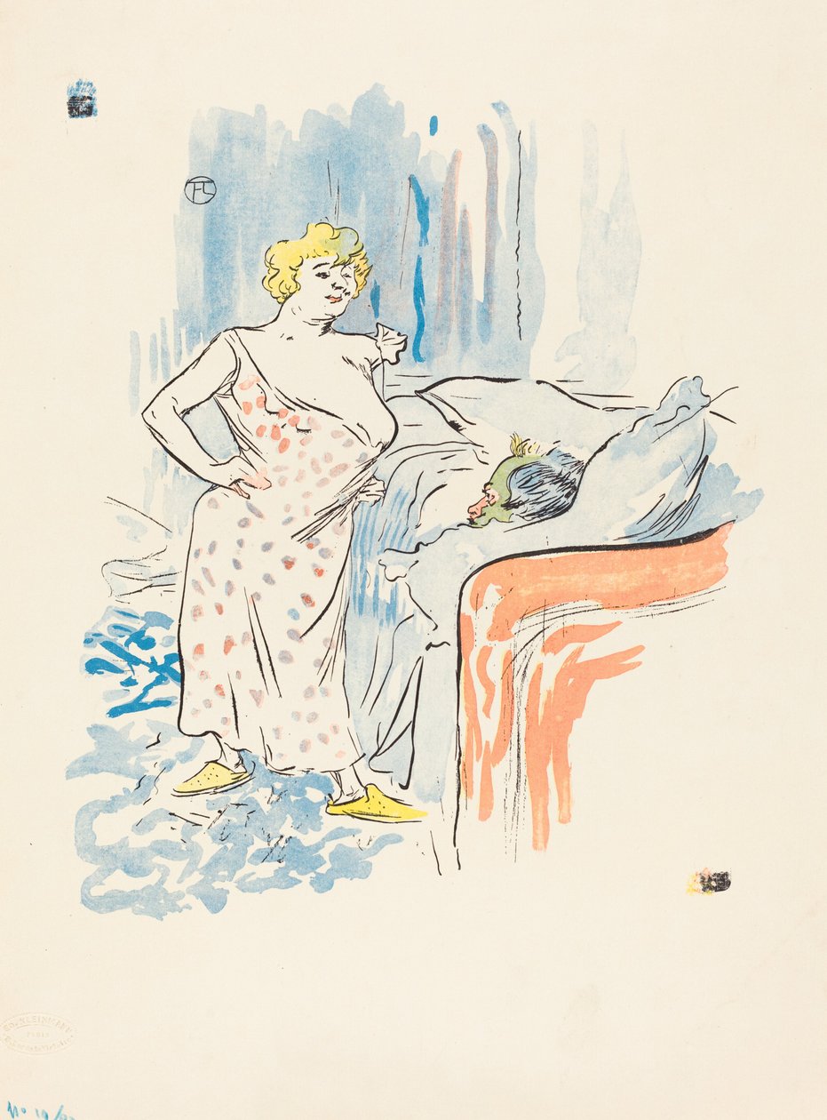 Man och kvinna av Henri de Toulouse Lautrec