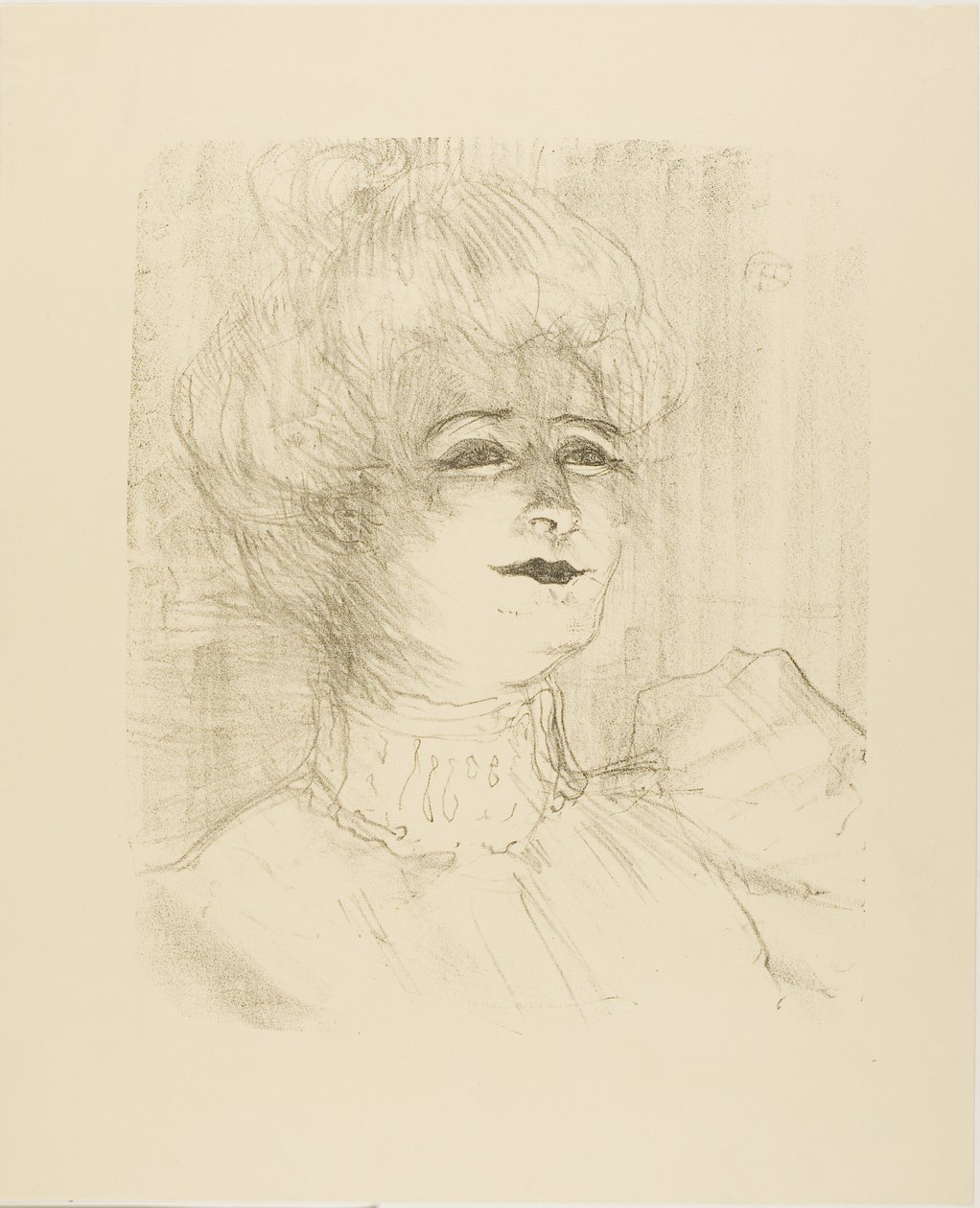 Marie-Louise Marsy, från Treize Lithographies av Henri de Toulouse Lautrec