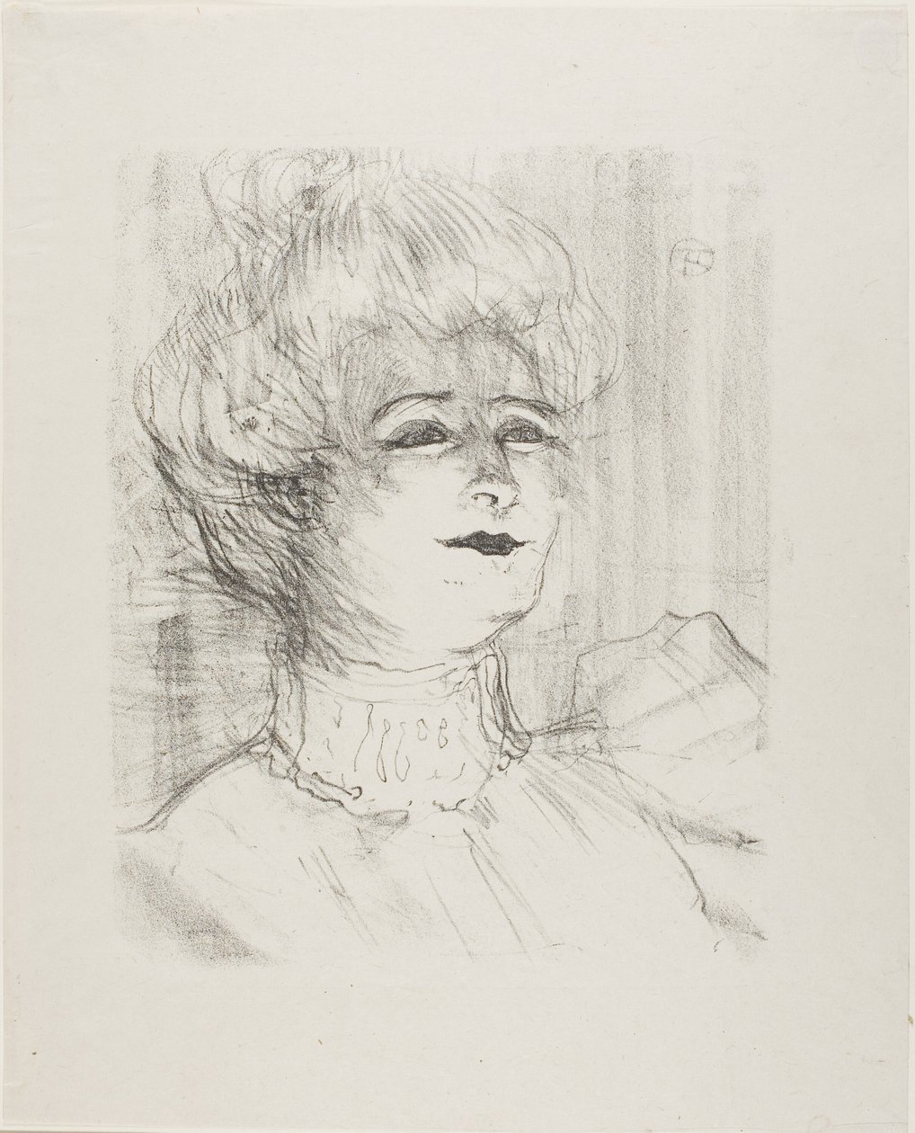 Marie-Louise Marsy, från Treize Lithographies av Henri de Toulouse Lautrec