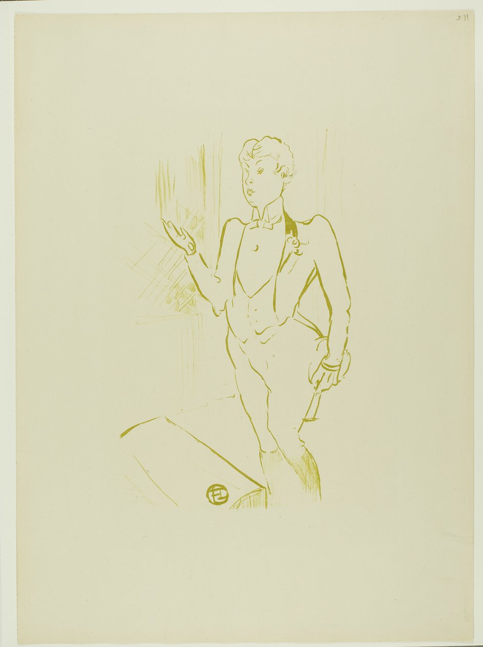 Mary Hamilton, från Le Café-Concert av Henri de Toulouse Lautrec
