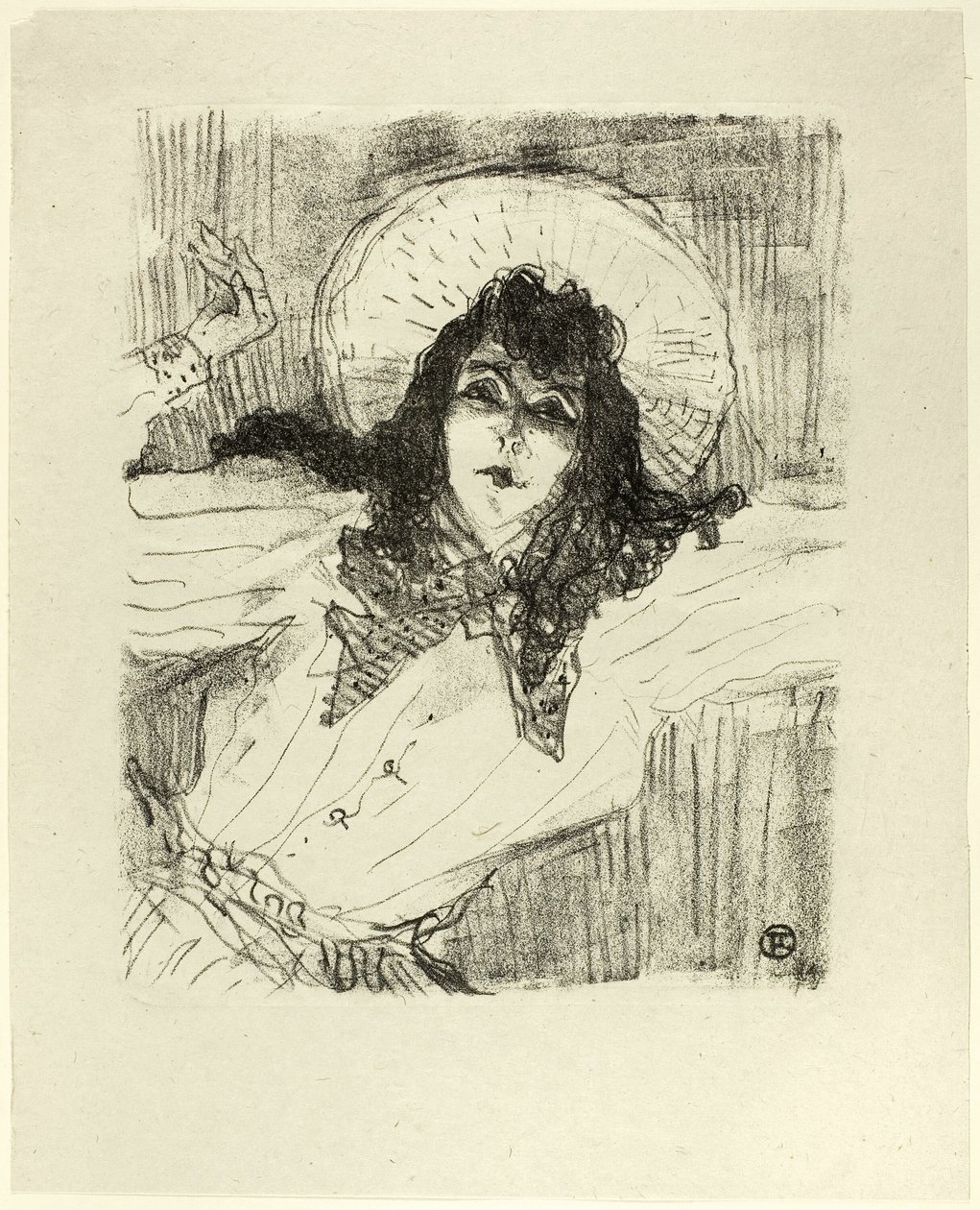 May Belfort, från Treize Lithographies av Henri de Toulouse Lautrec