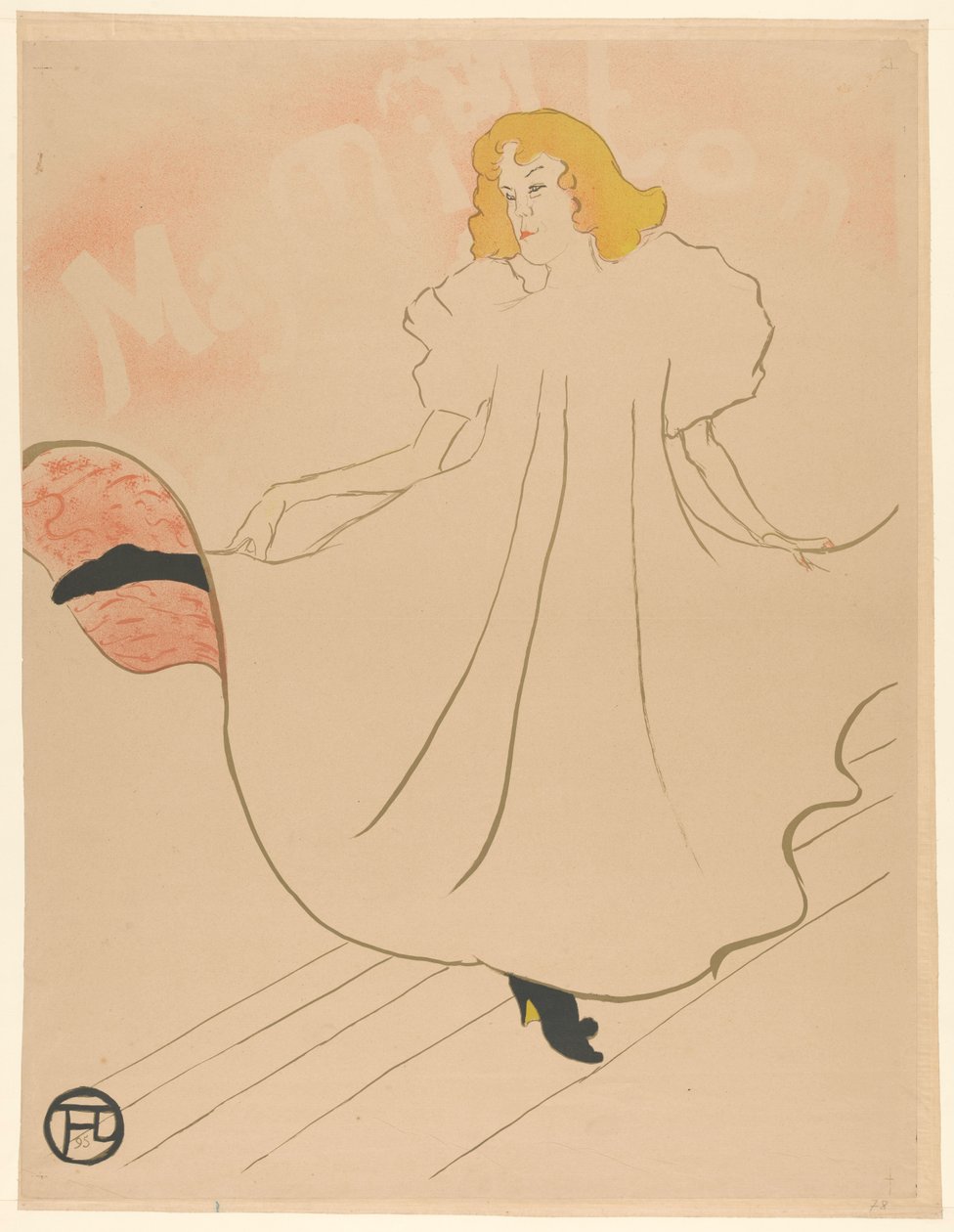 May Milton dansend May Milton (titel på objekt) av Henri de Toulouse Lautrec