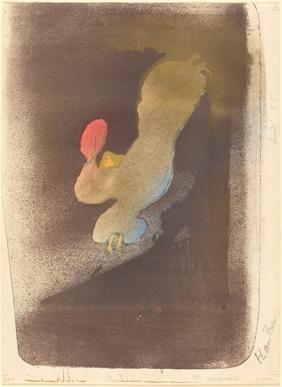 Fröken Loïe Fuller av Henri de Toulouse Lautrec