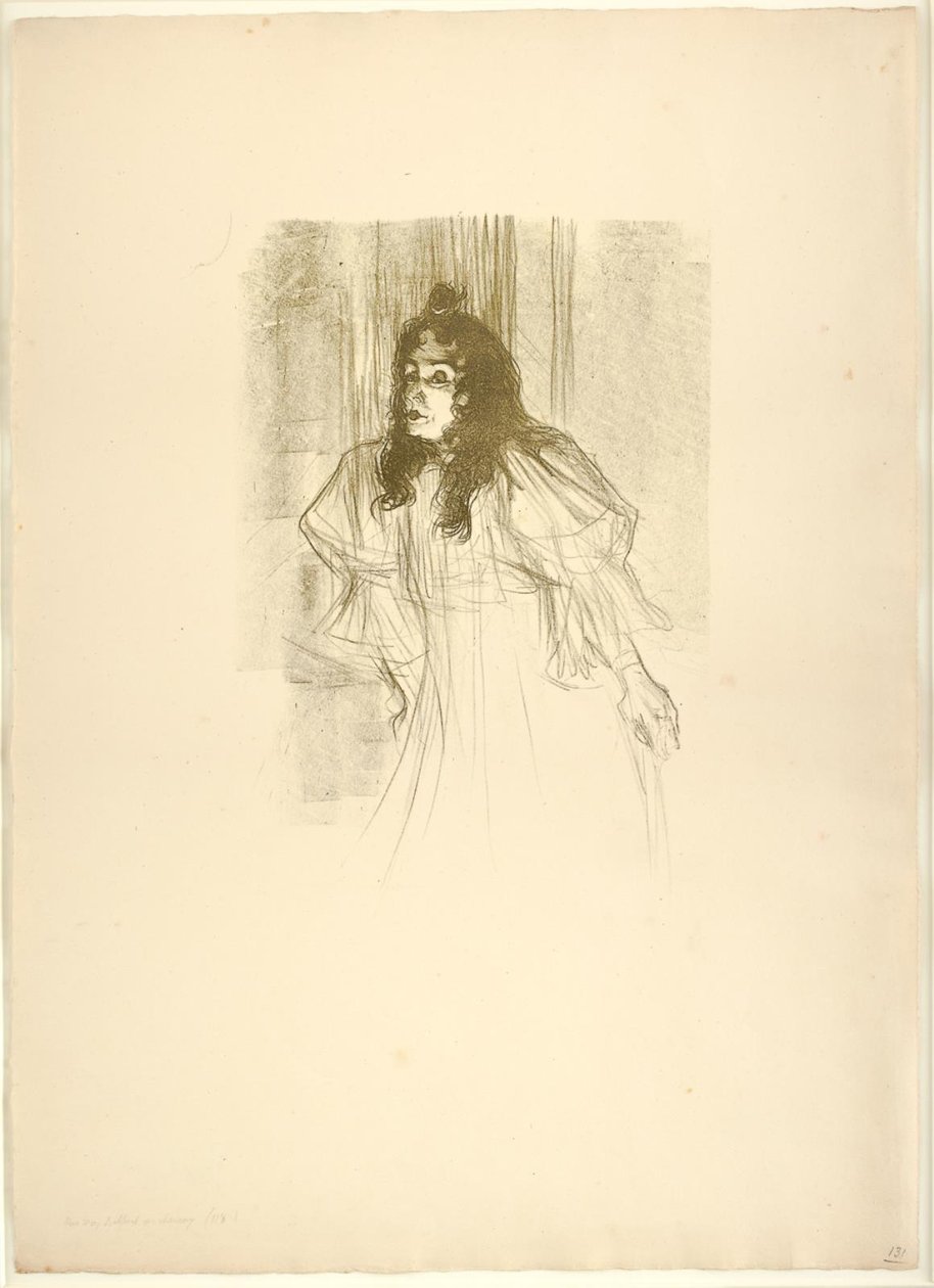 Miss May Belfort i hår av Henri de Toulouse Lautrec