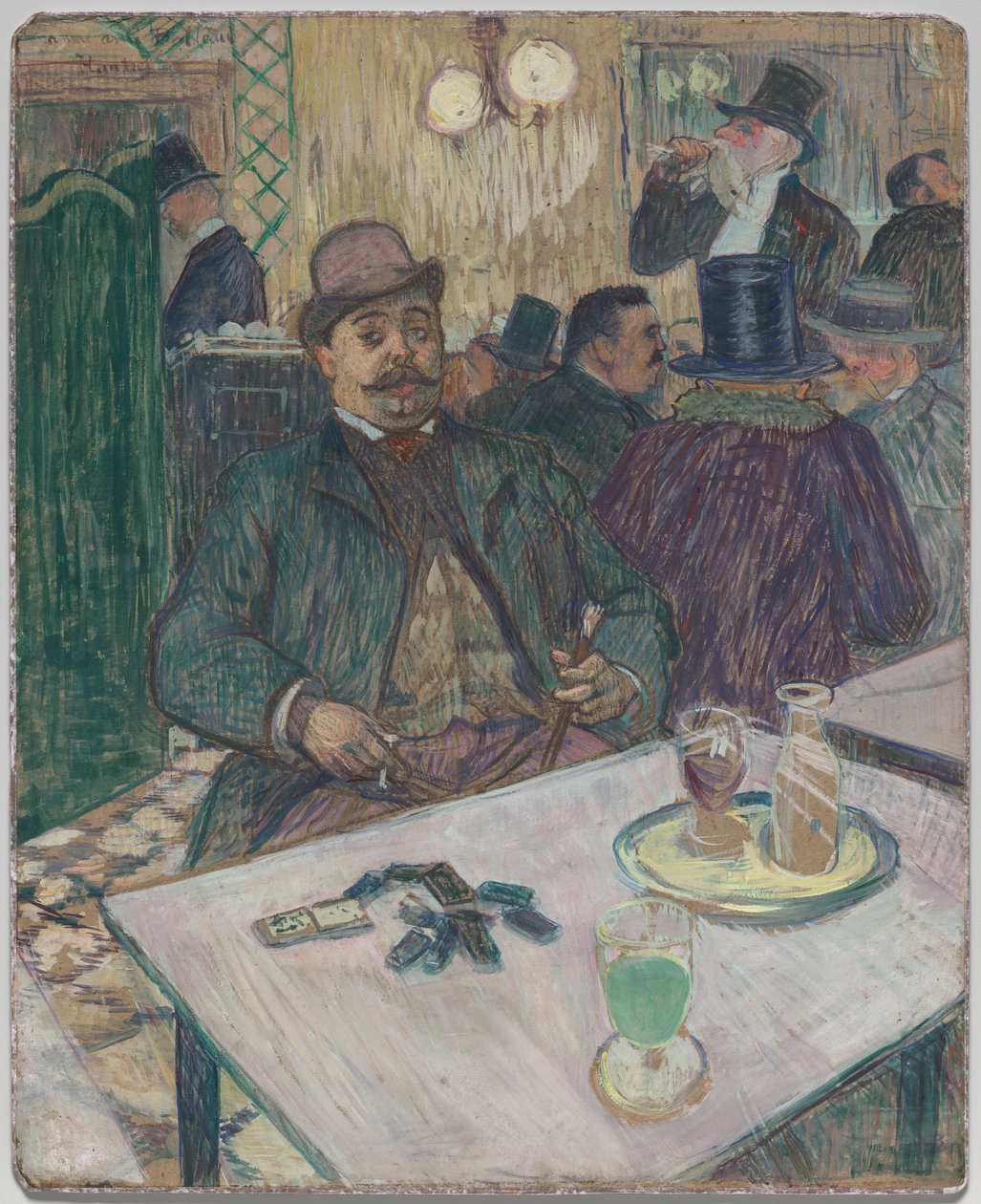 Monsieur Boileau på caféet av Henri de Toulouse Lautrec