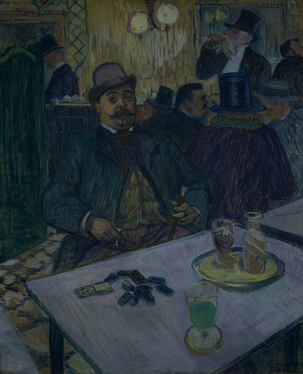 Monsieur Boileau på caféet, 1893. av Henri de Toulouse Lautrec