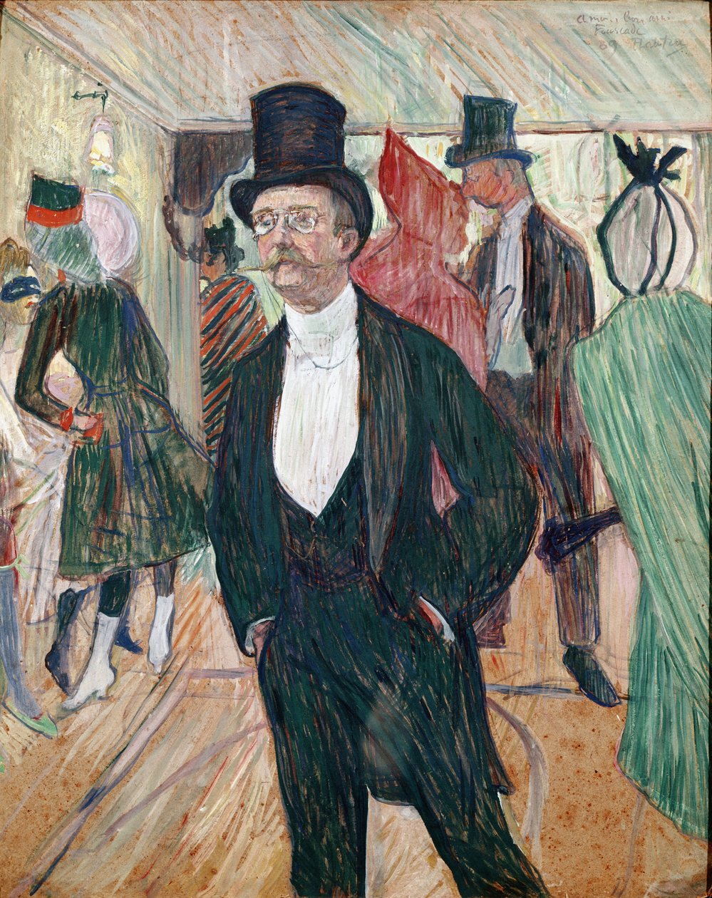 Herr Fourcade av Henri de Toulouse Lautrec