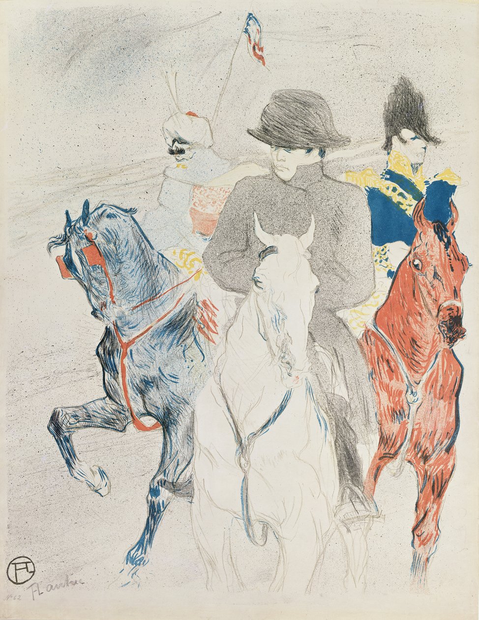 Napoleonsridning, 1895 av Henri de Toulouse Lautrec