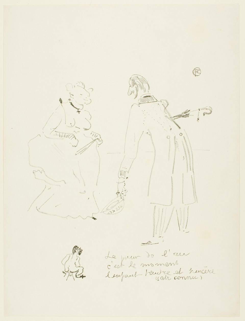 Nyårshälsning av Henri de Toulouse Lautrec