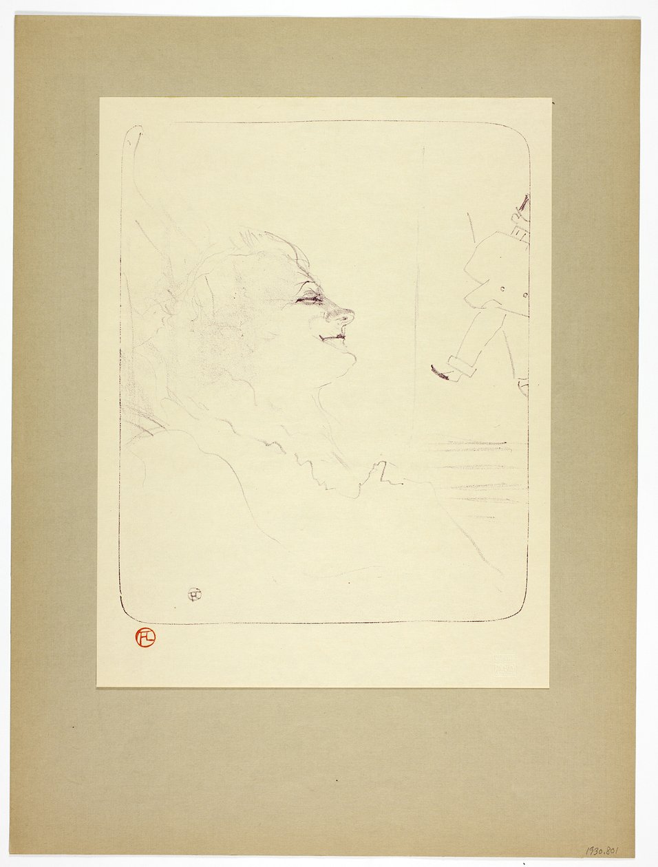 Pessima, platta tre från Yvette Guilbert av Henri de Toulouse Lautrec