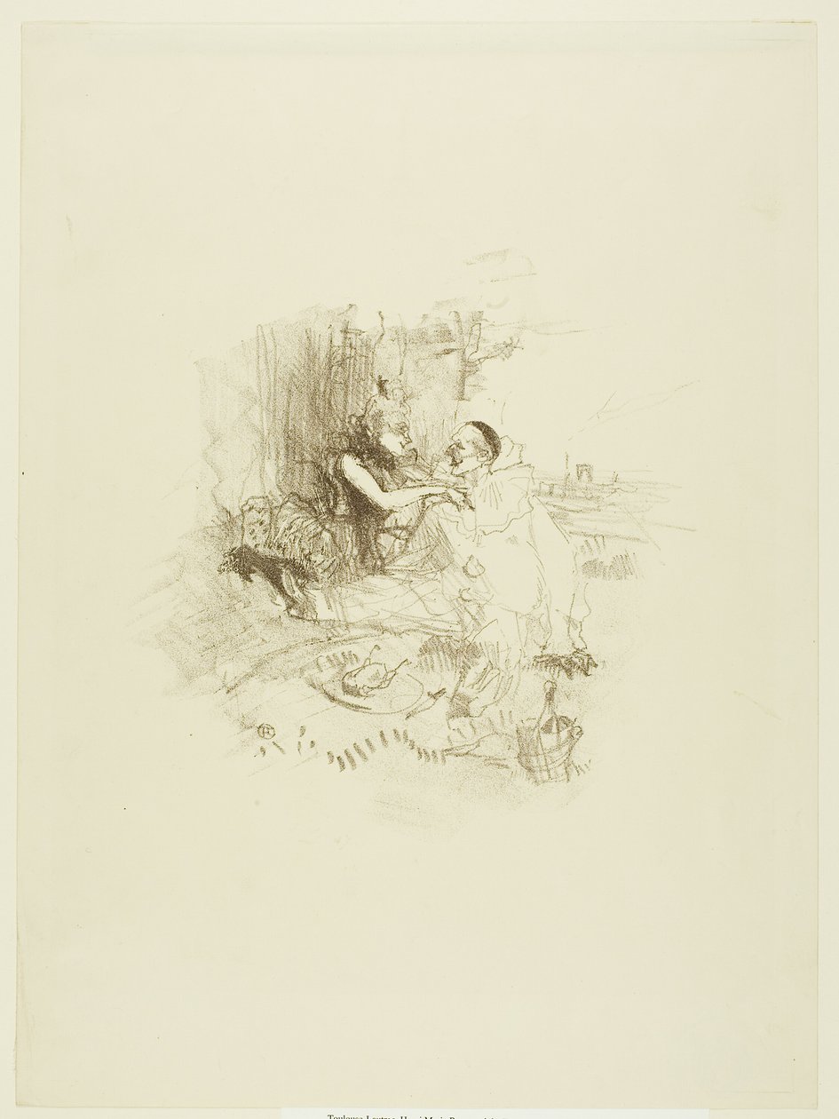 Picknick av Henri de Toulouse Lautrec