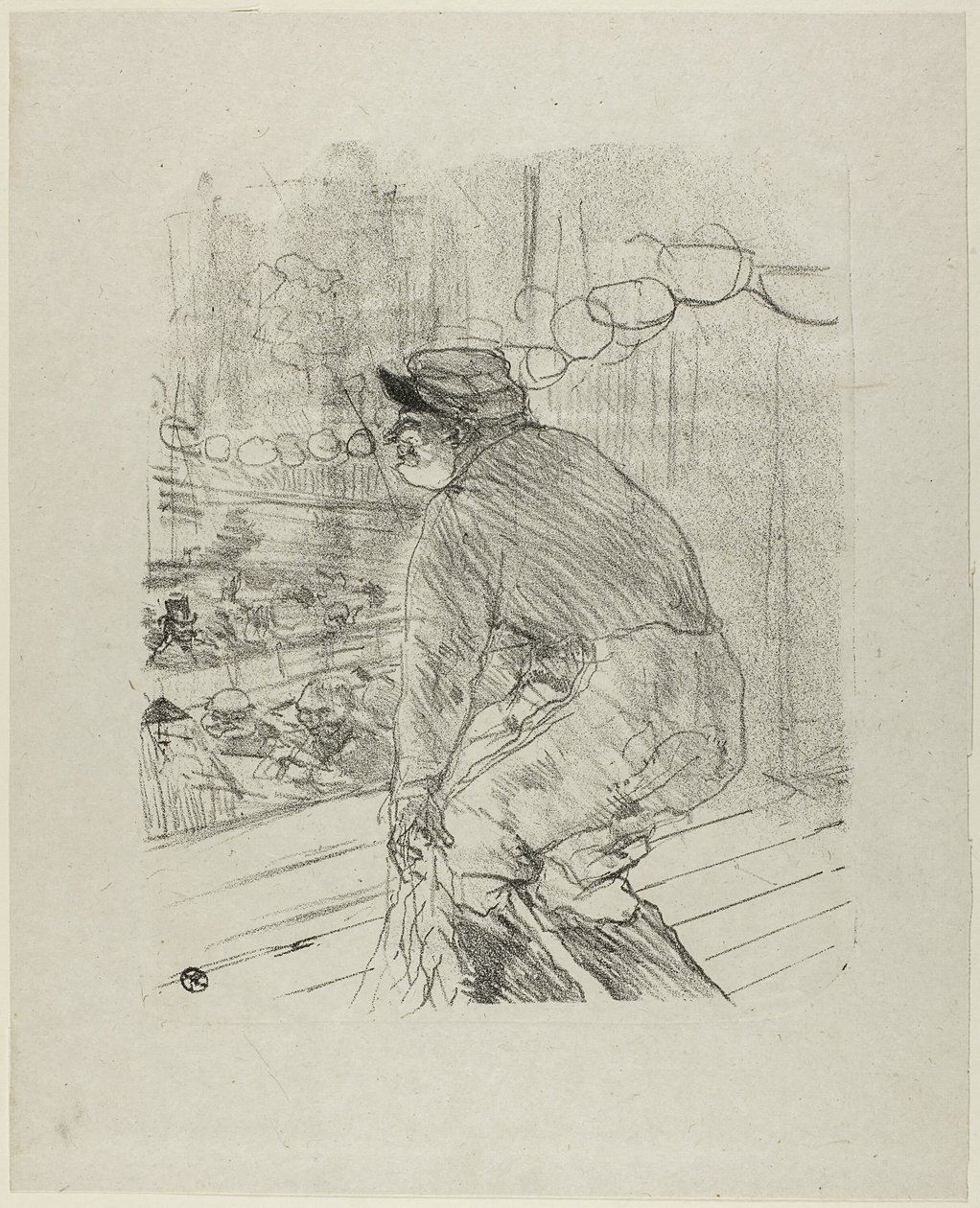 Polin, från Treize Lithographies av Henri de Toulouse Lautrec