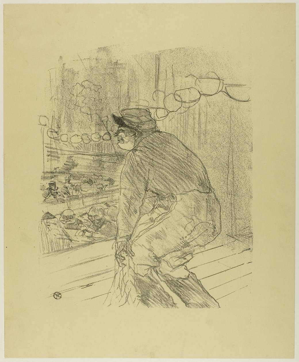 Polin, från Treize Lithographies av Henri de Toulouse Lautrec
