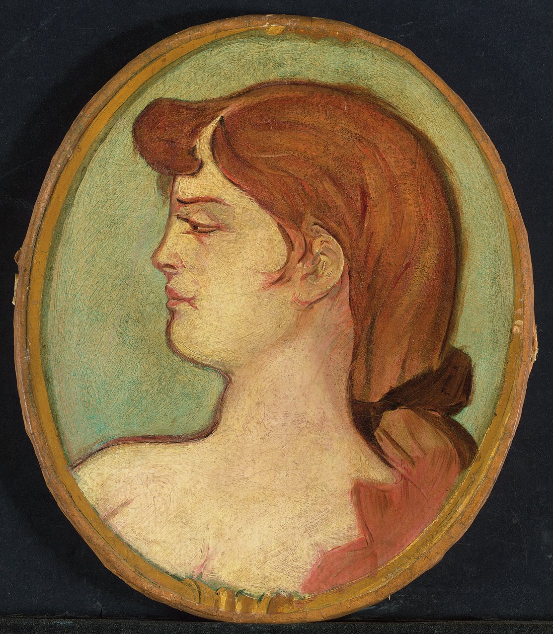 Porträtt av en kvinna från huset Rue d"Amboise, 1892 av Henri de Toulouse Lautrec