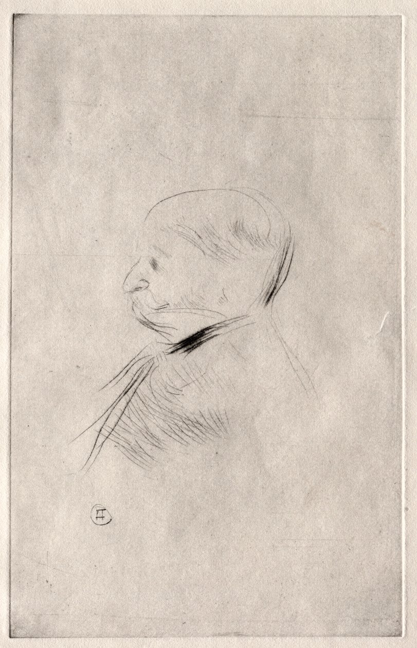Porträtt av herr X., 1898. av Henri de Toulouse Lautrec