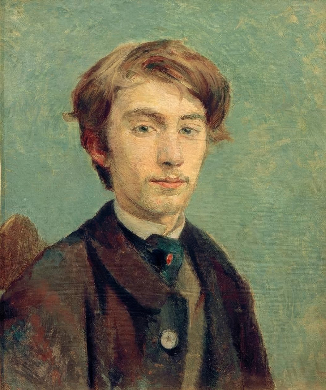 Porträtt av Émile Bernard av Henri de Toulouse Lautrec