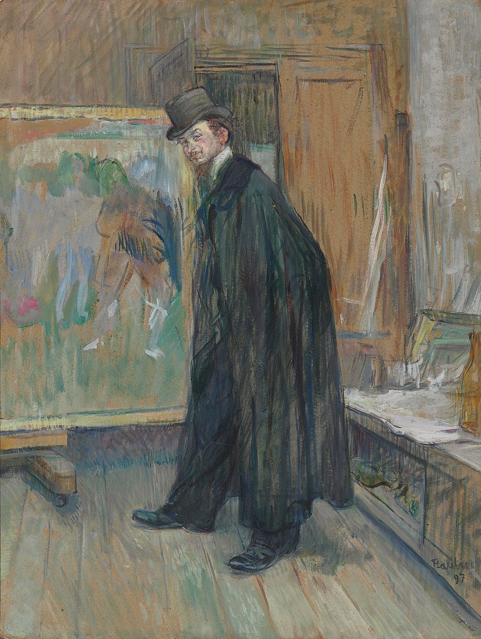 Porträtt av Henri Nocq, 1897 av Henri de Toulouse Lautrec