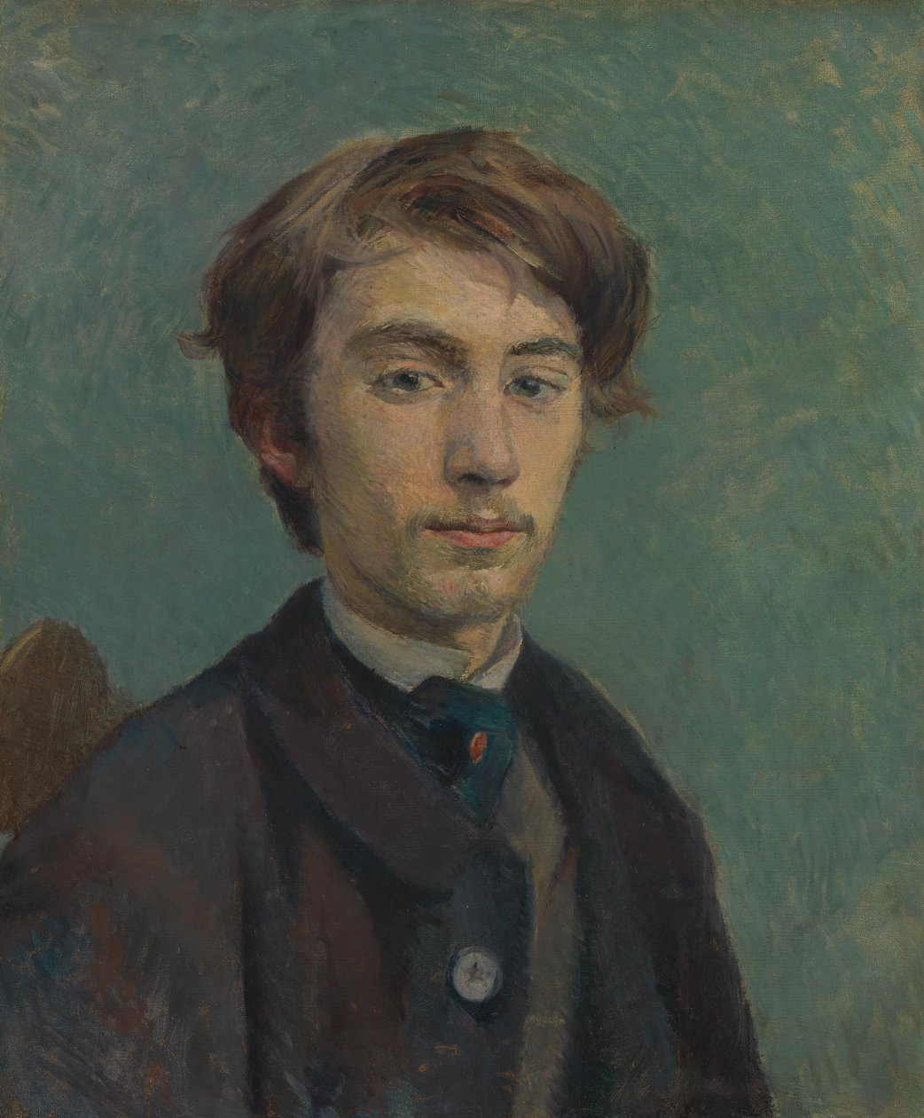Porträtt av Émile Bernard av Henri de Toulouse Lautrec