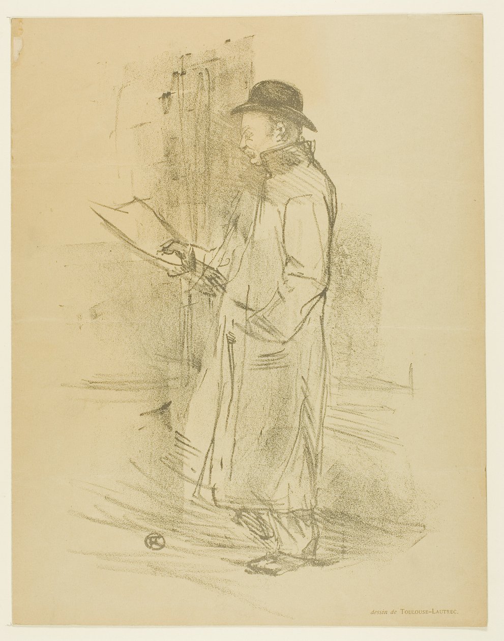 Program för Gémier-förmånen av Henri de Toulouse Lautrec