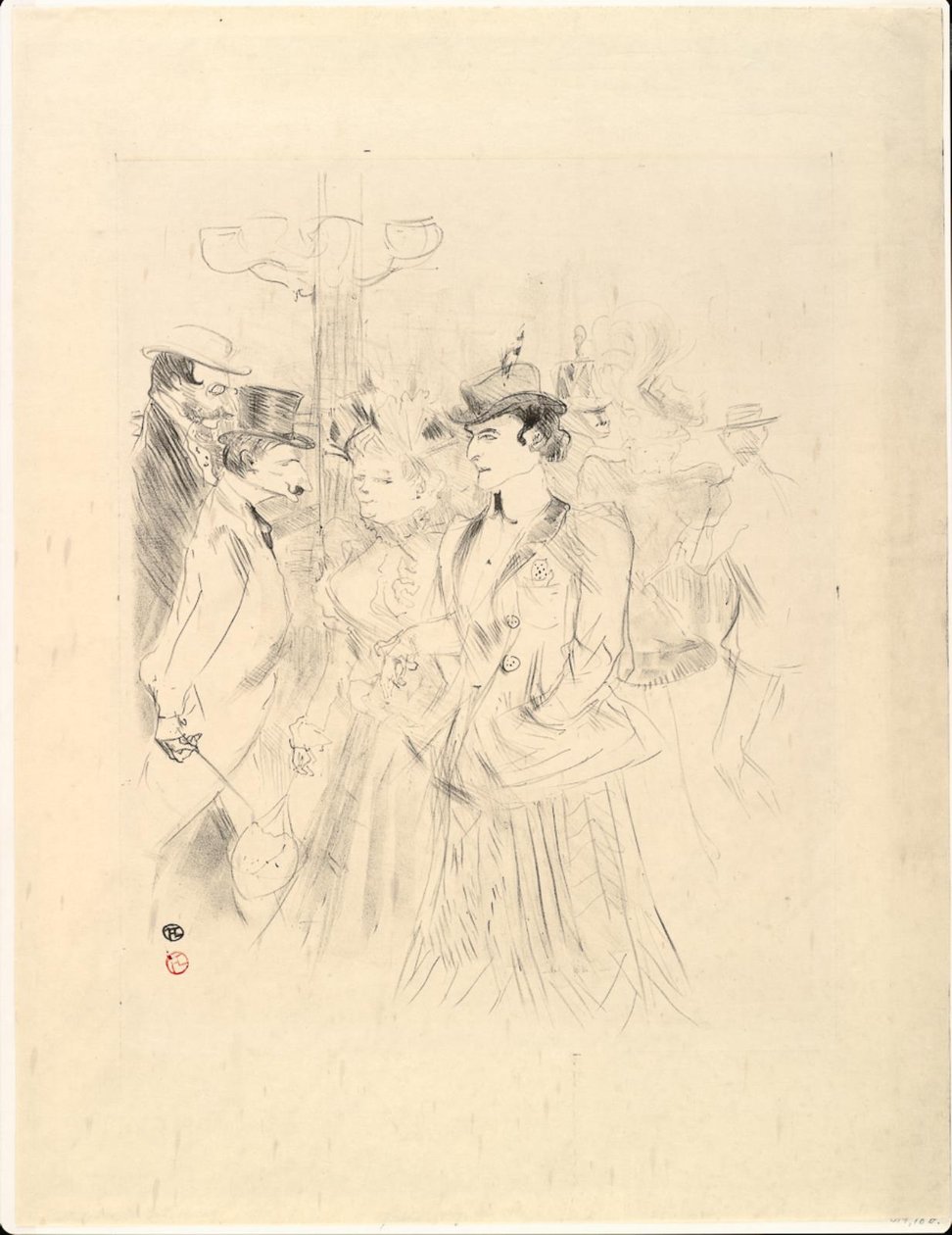Promenur av Henri de Toulouse-Lautrec