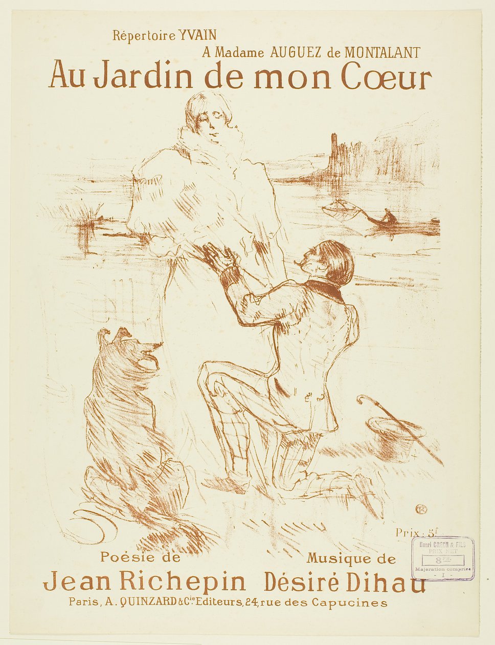Förslag (första skylt) av Henri de Toulouse Lautrec