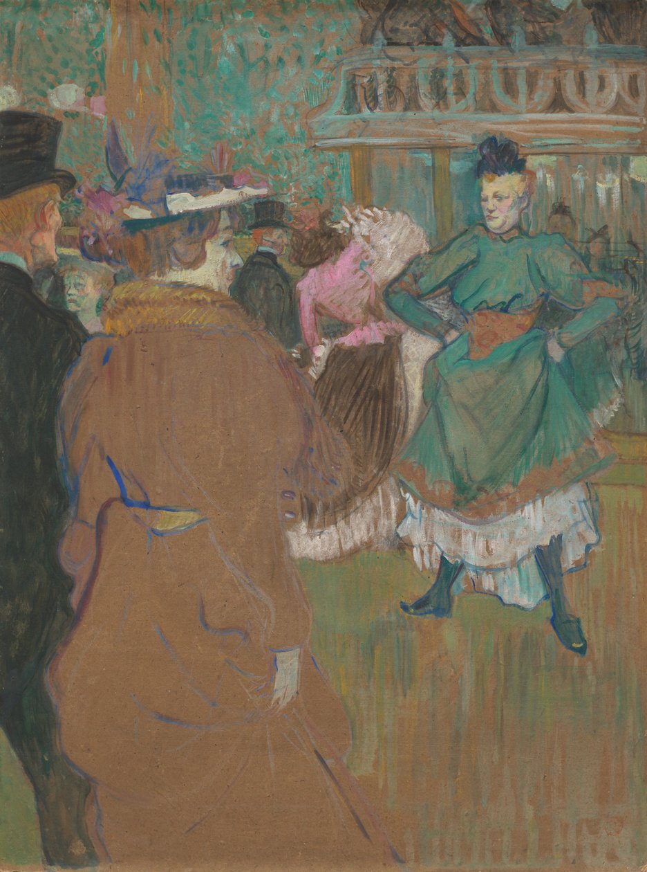 Quadrille vid Moulin Rouge, 1892. av Henri de Toulouse Lautrec