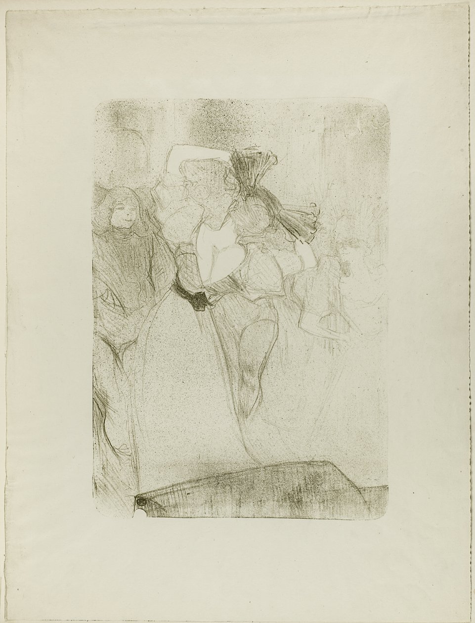 Bakifrån av Lender Dancing the Bolero i Chilpéric av Henri de Toulouse Lautrec