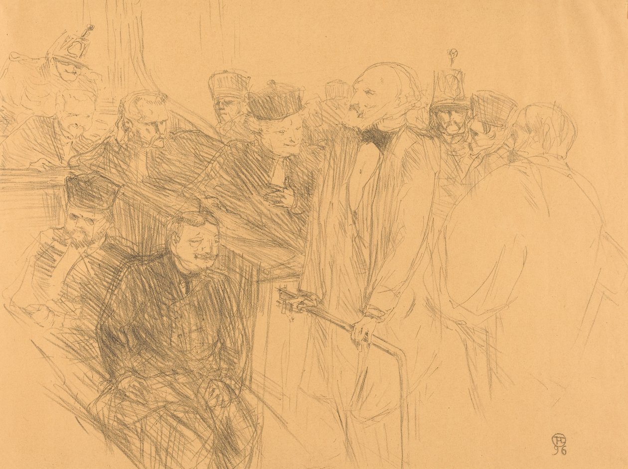Ribot Deposition av Henri de Toulouse Lautrec