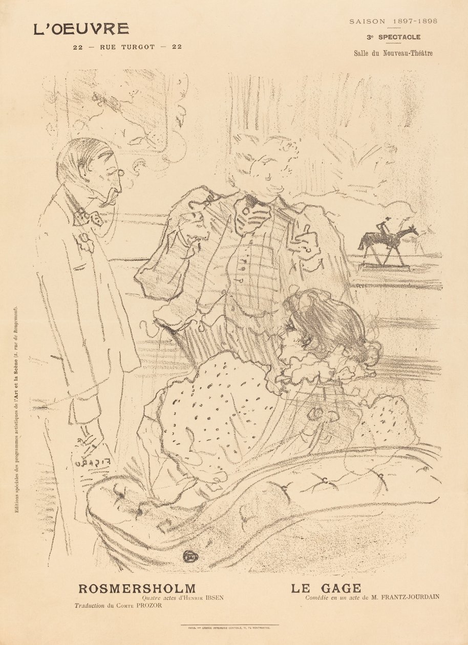 Rosmersholm; Löftet av Henri de Toulouse Lautrec