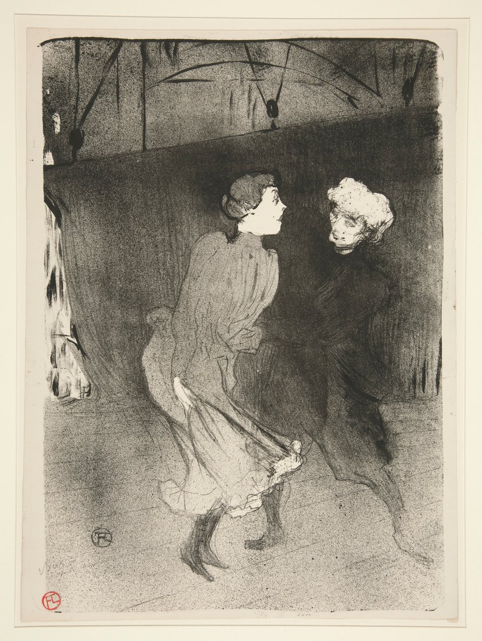 Generalrepetition på Folies-Berg?re - Emilenne D av Henri de Toulouse Lautrec