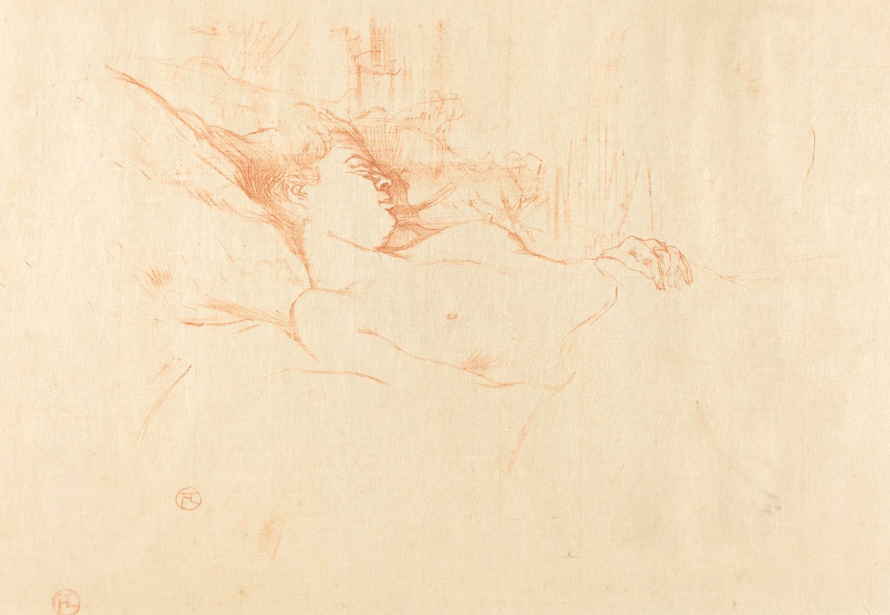 Sova av Henri de Toulouse Lautrec