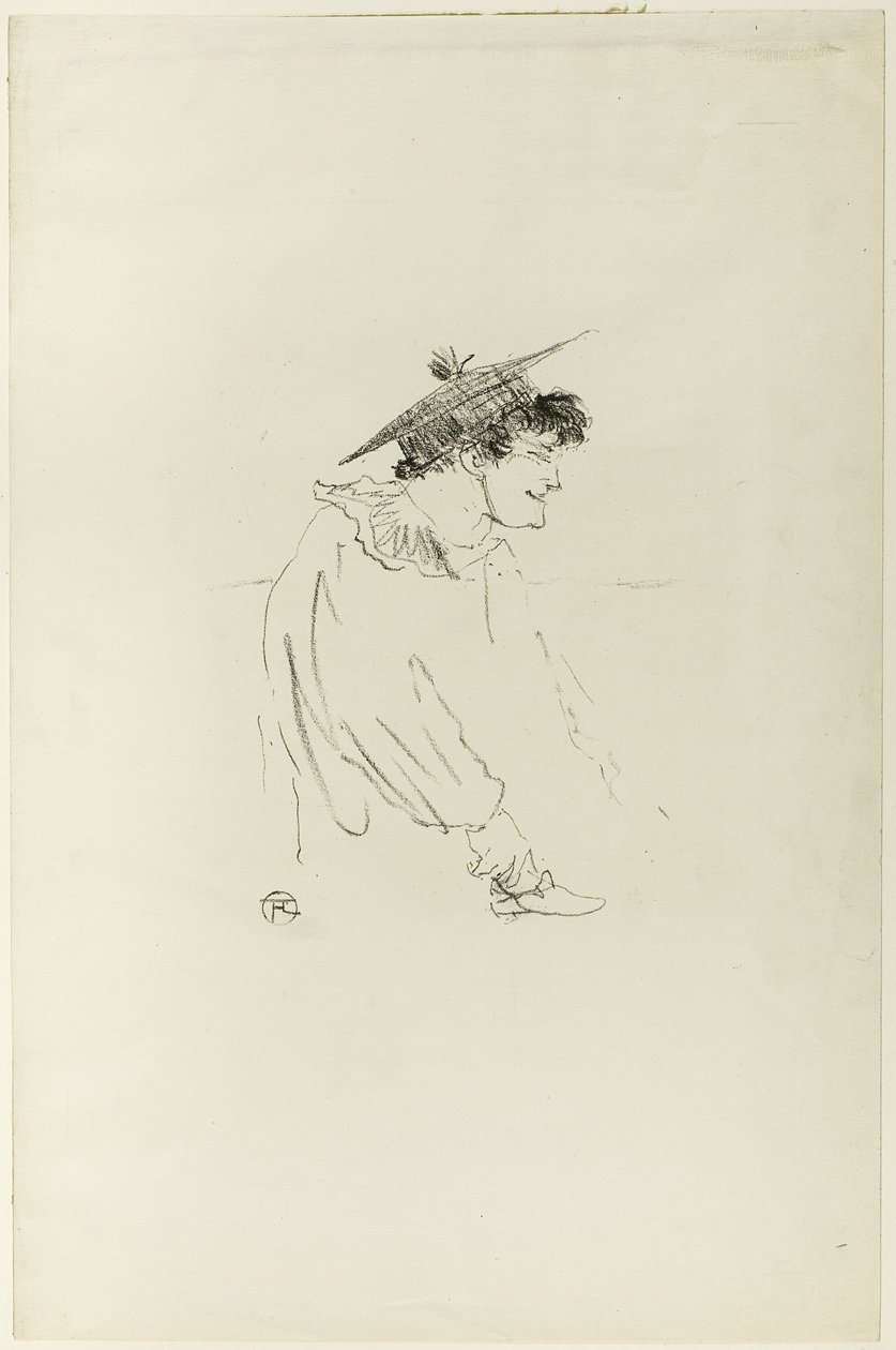 Liten engelsk flicka (Miss Dolly) av Henri de Toulouse Lautrec
