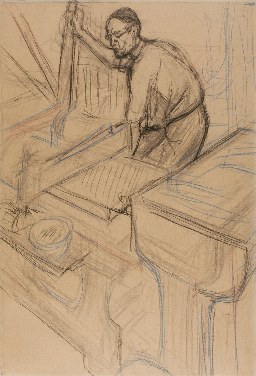 Studie, c.1893 av Henri de Toulouse Lautrec
