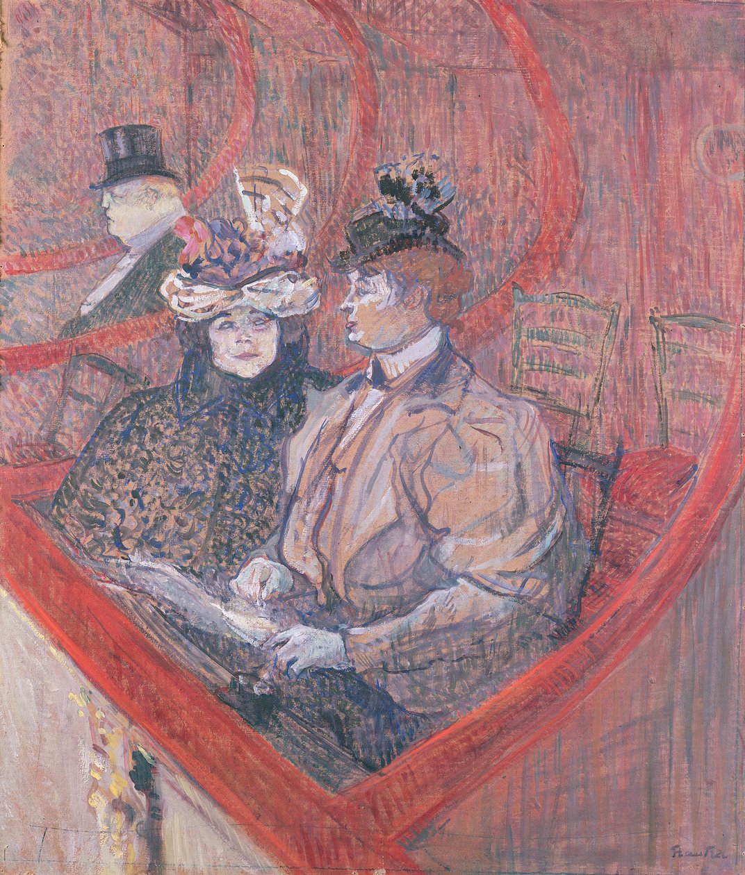 Studie för La Grande Loge, 1896 av Henri de Toulouse Lautrec