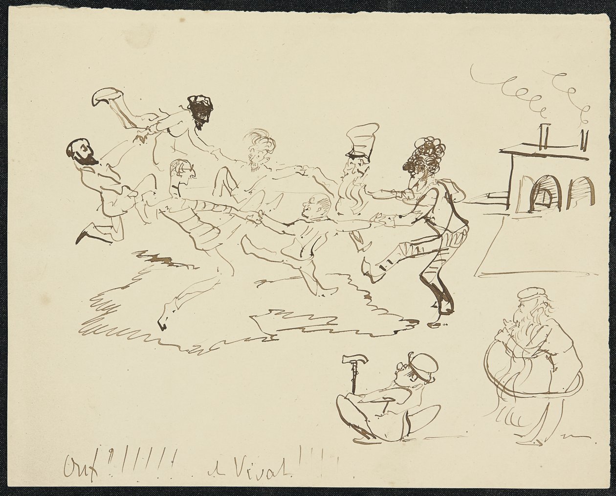 Nedsänkning, 1881 av Henri de Toulouse Lautrec
