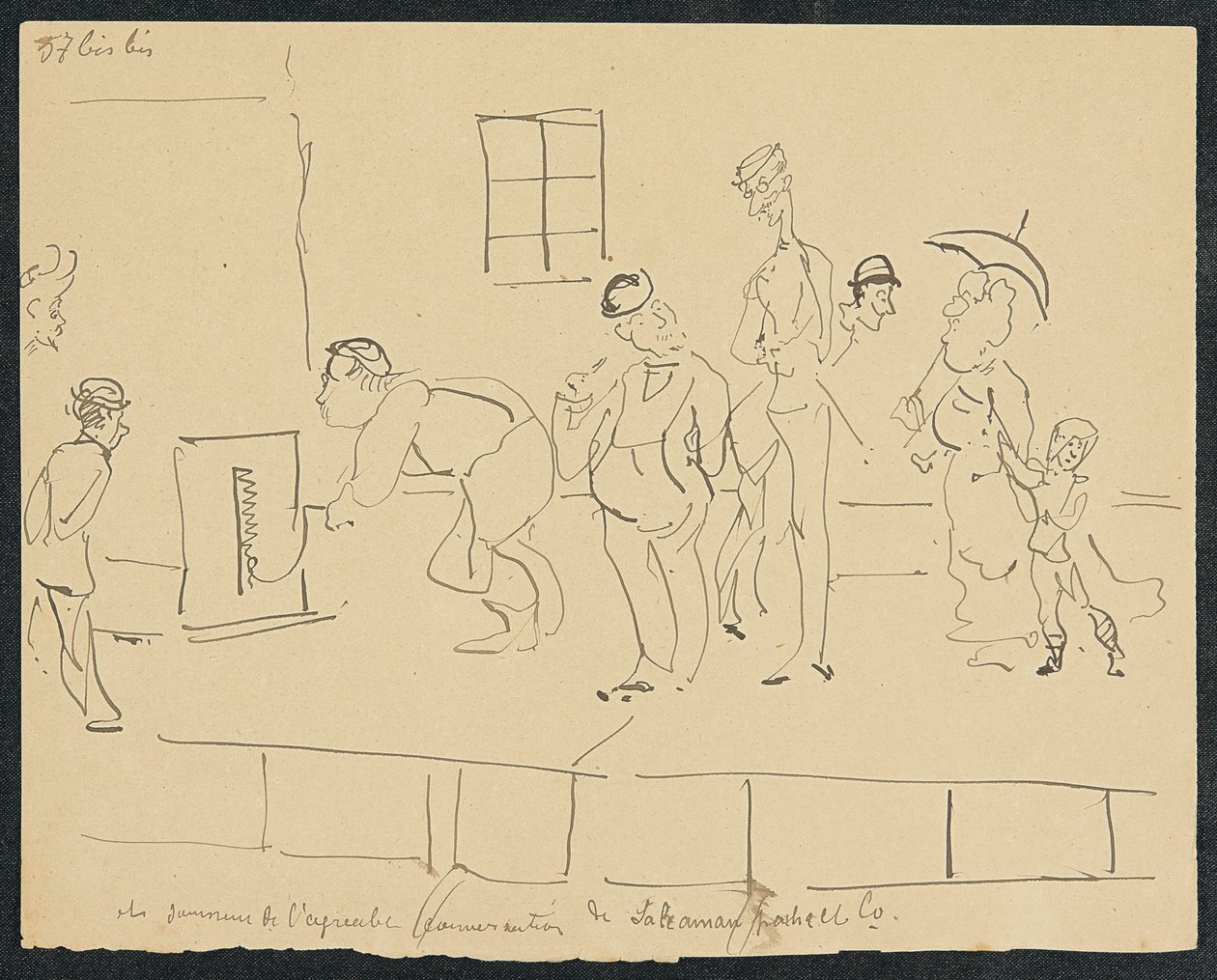 Nedsänkning, 1881 av Henri de Toulouse Lautrec