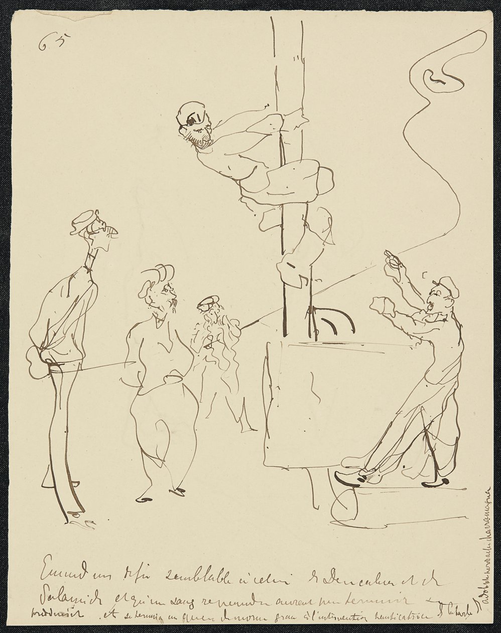 Nedsänkning, 1881 av Henri de Toulouse Lautrec