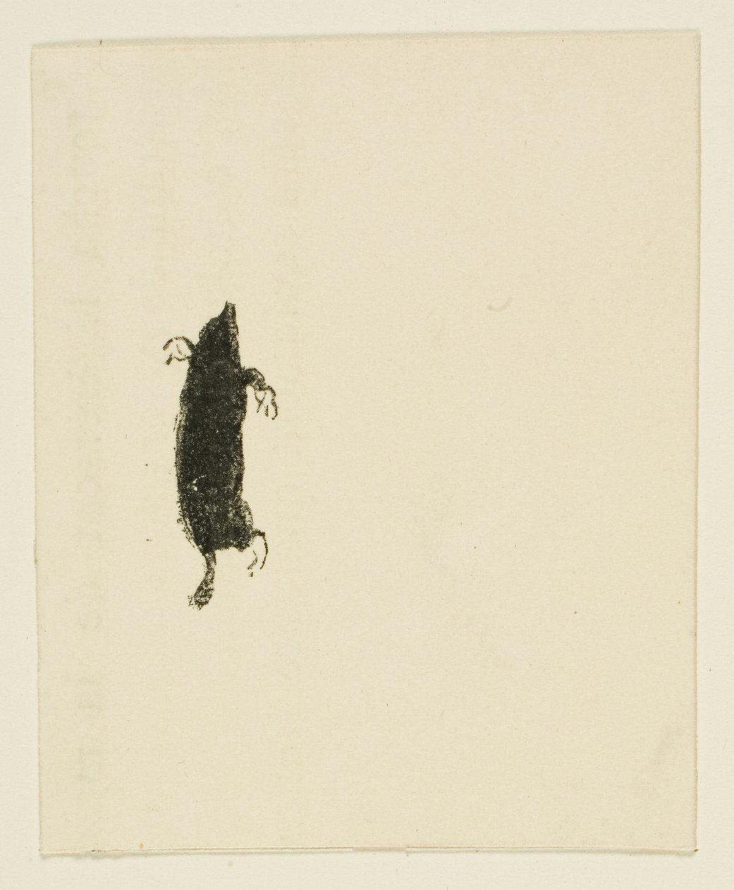 Stjärtstycke från At the Foot of Sinai av Henri de Toulouse Lautrec