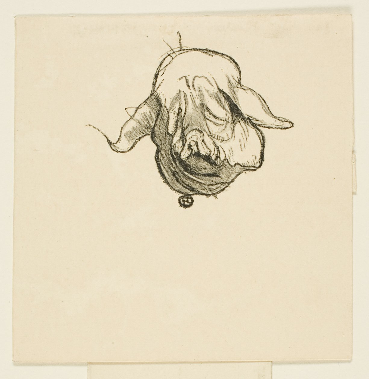 Stjärtstycke från At the Foot of Sinai av Henri de Toulouse Lautrec