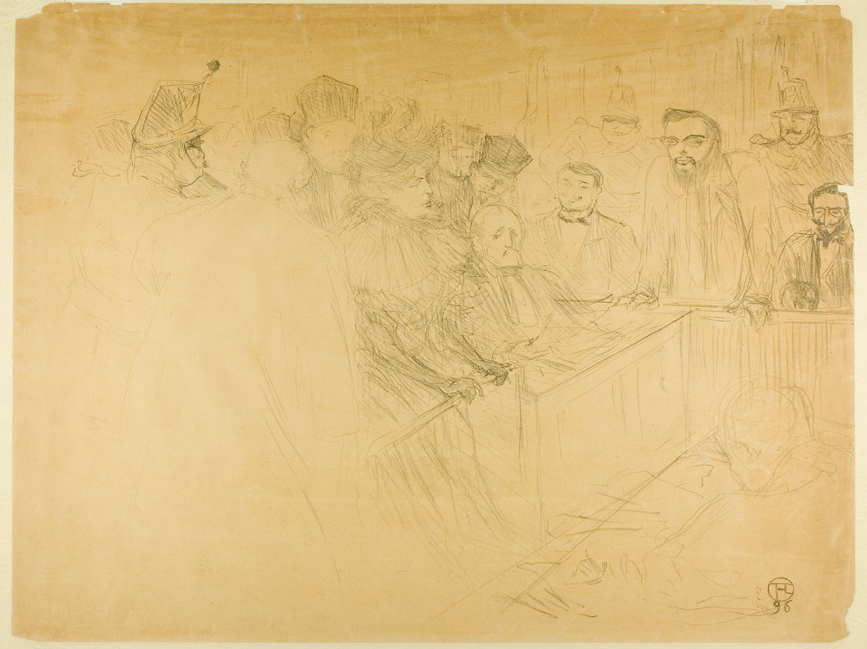 The Arton Trial (tredje plattan) av Henri de Toulouse Lautrec