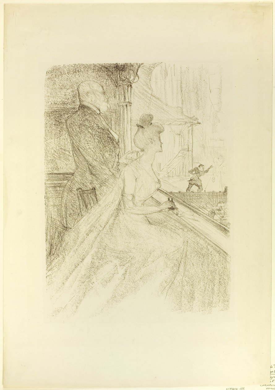 Boxen, Faust av Henri de Toulouse Lautrec
