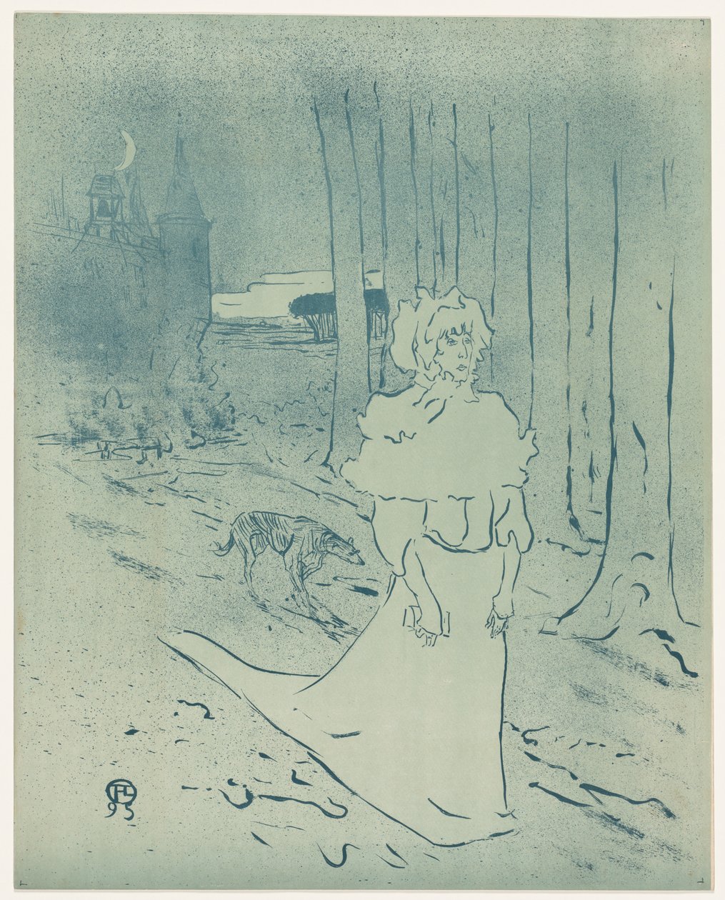 The Chatelaine or the Tocsin, 1895. av Henri de Toulouse Lautrec