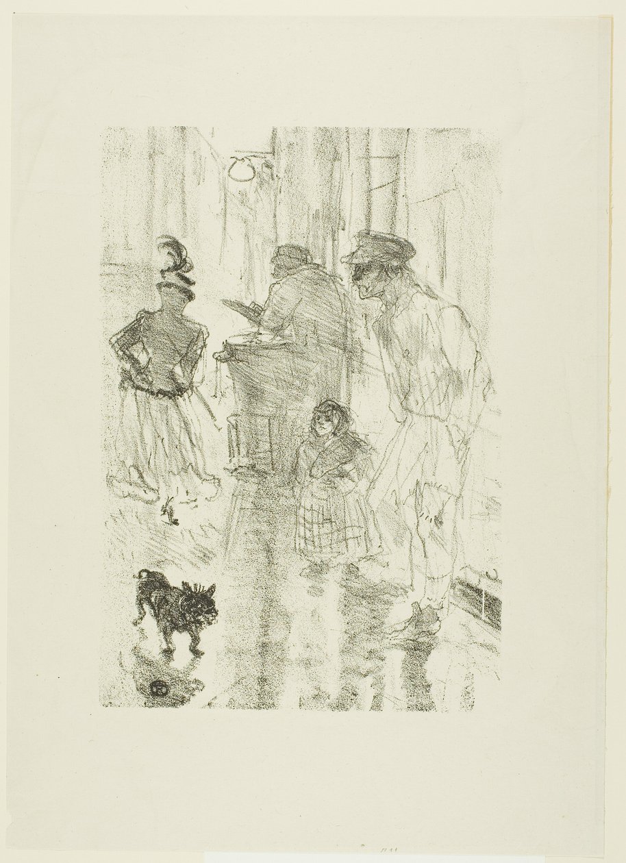 Kastanjeförsäljaren av Henri de Toulouse Lautrec