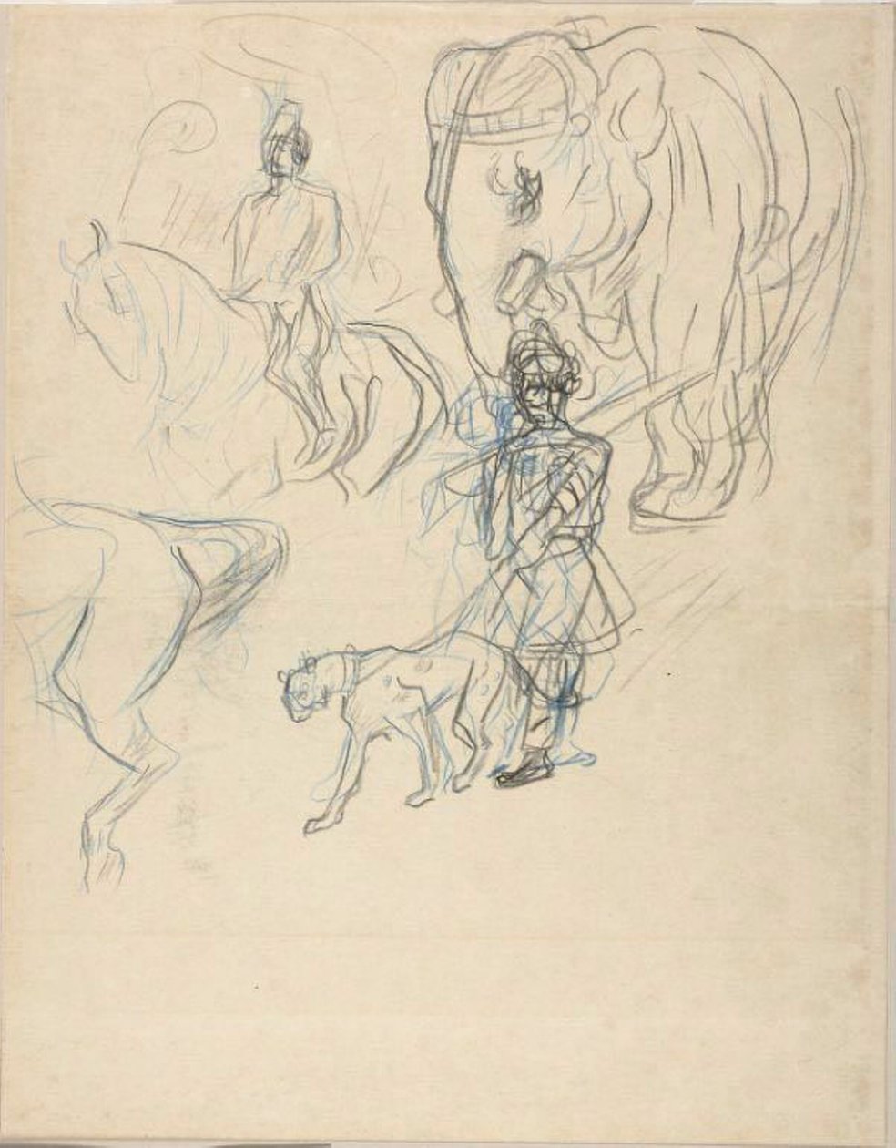 Rajahs Cortege av Henri de Toulouse Lautrec