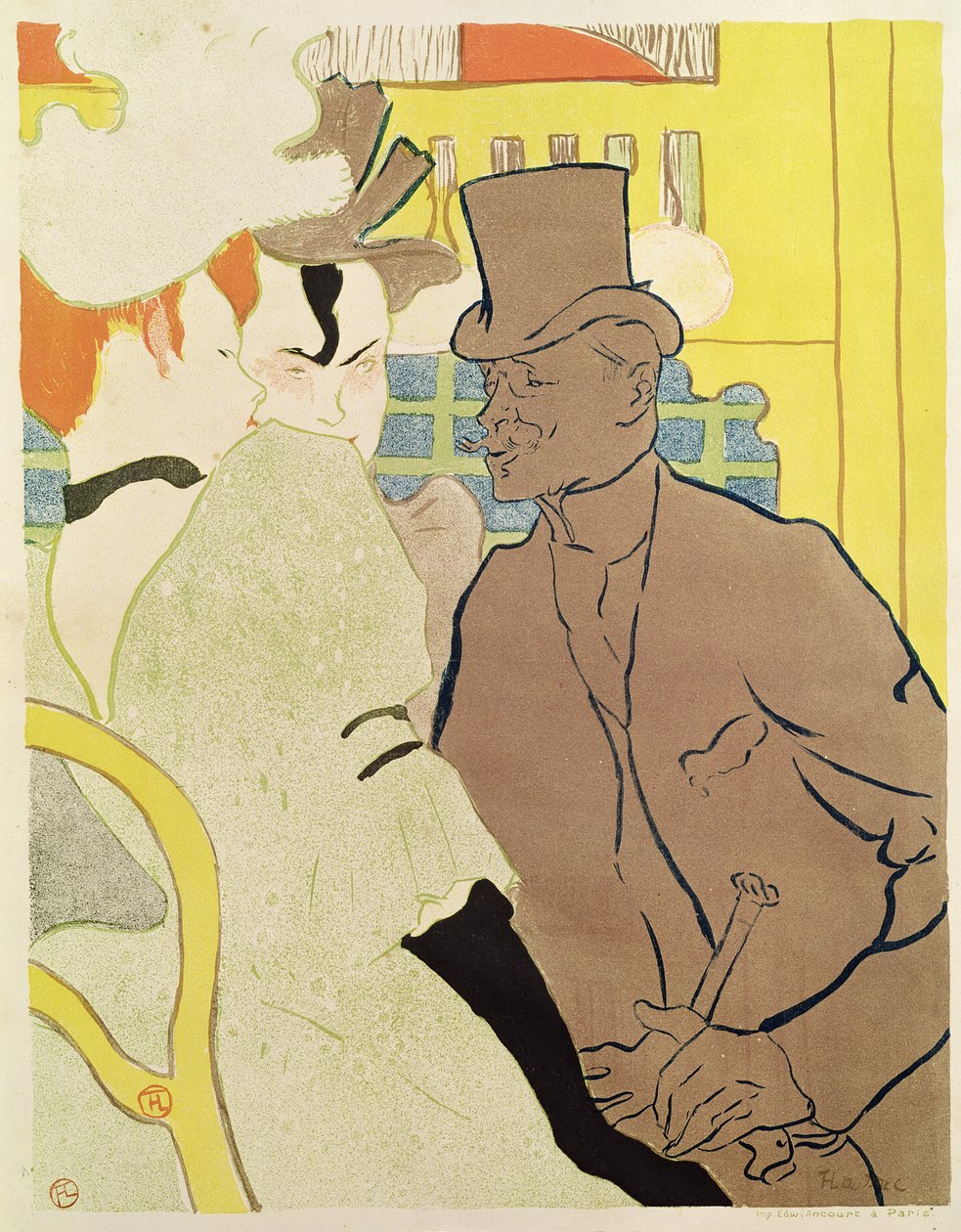 Engelsmannen vid Moulin Rouge av Henri de Toulouse Lautrec