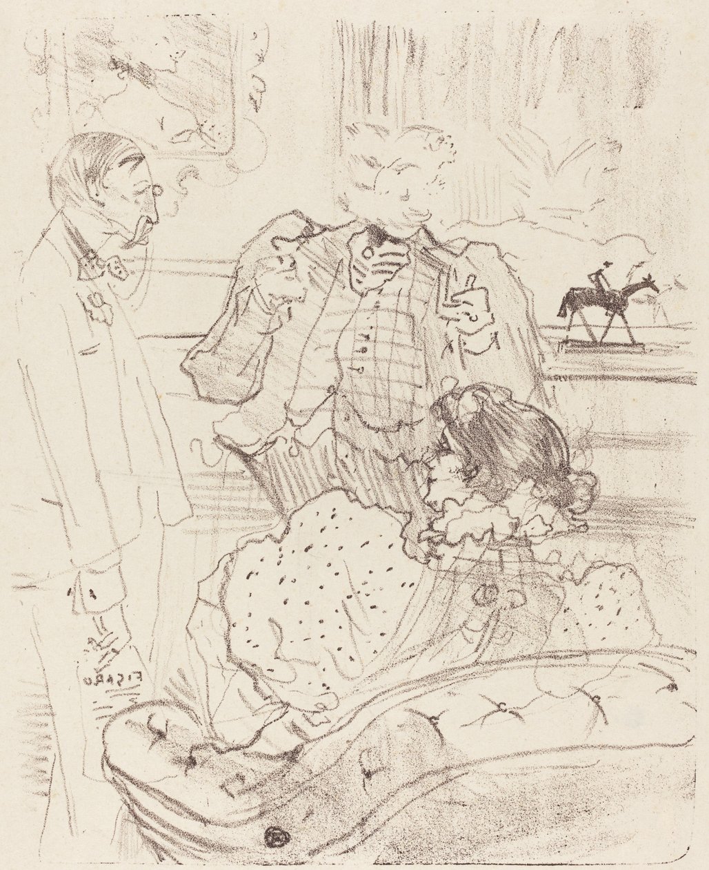The Forfeit La gage, 1897. av Henri de Toulouse Lautrec