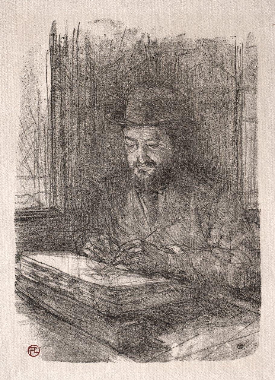 Den gode litografen, 1898. av Henri de Toulouse Lautrec