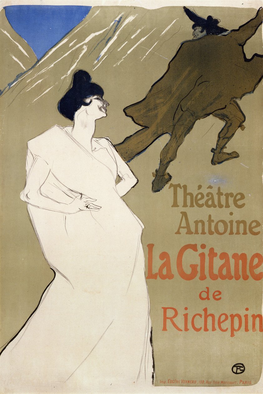 Zigenaren, 1899 av Henri de Toulouse Lautrec