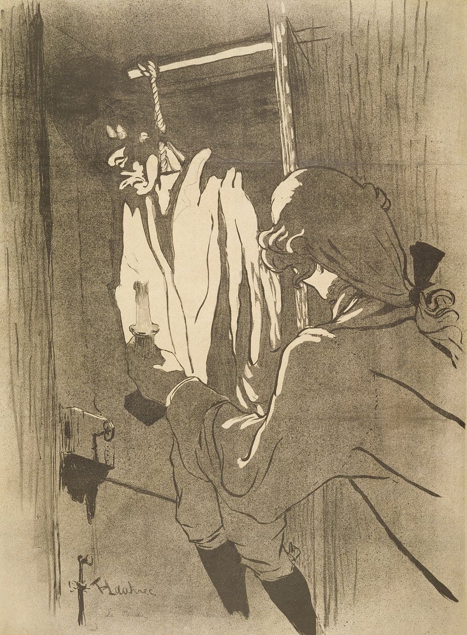 Den hängde mannen, 1892 av Henri de Toulouse Lautrec