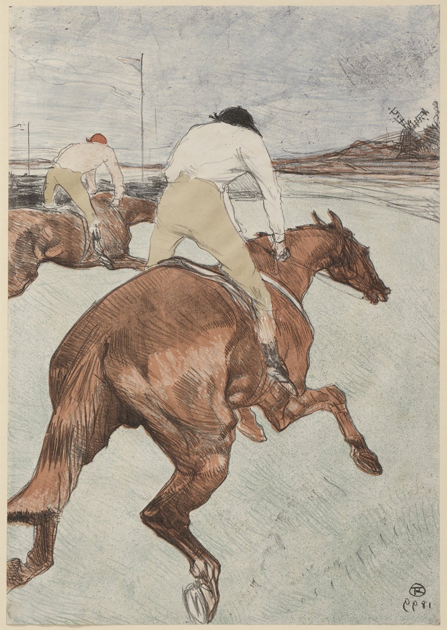 Jockey, 1899 av Henri de Toulouse Lautrec